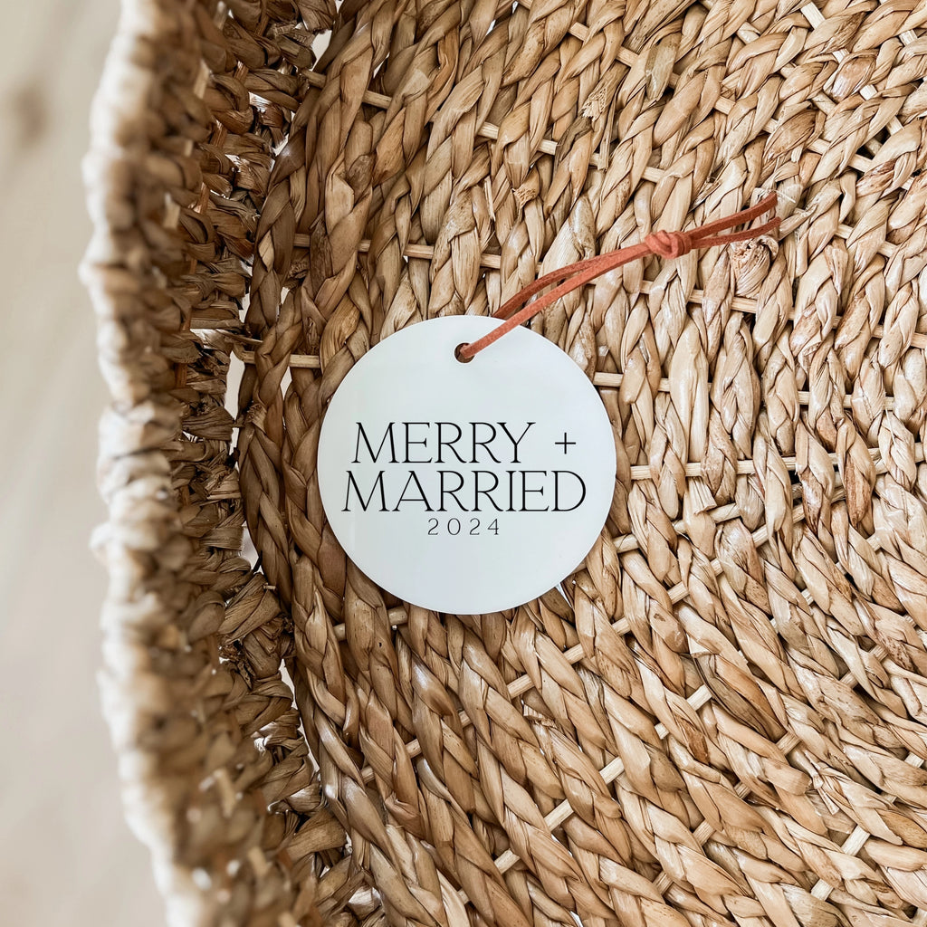 Merry & Married Ornament 2024