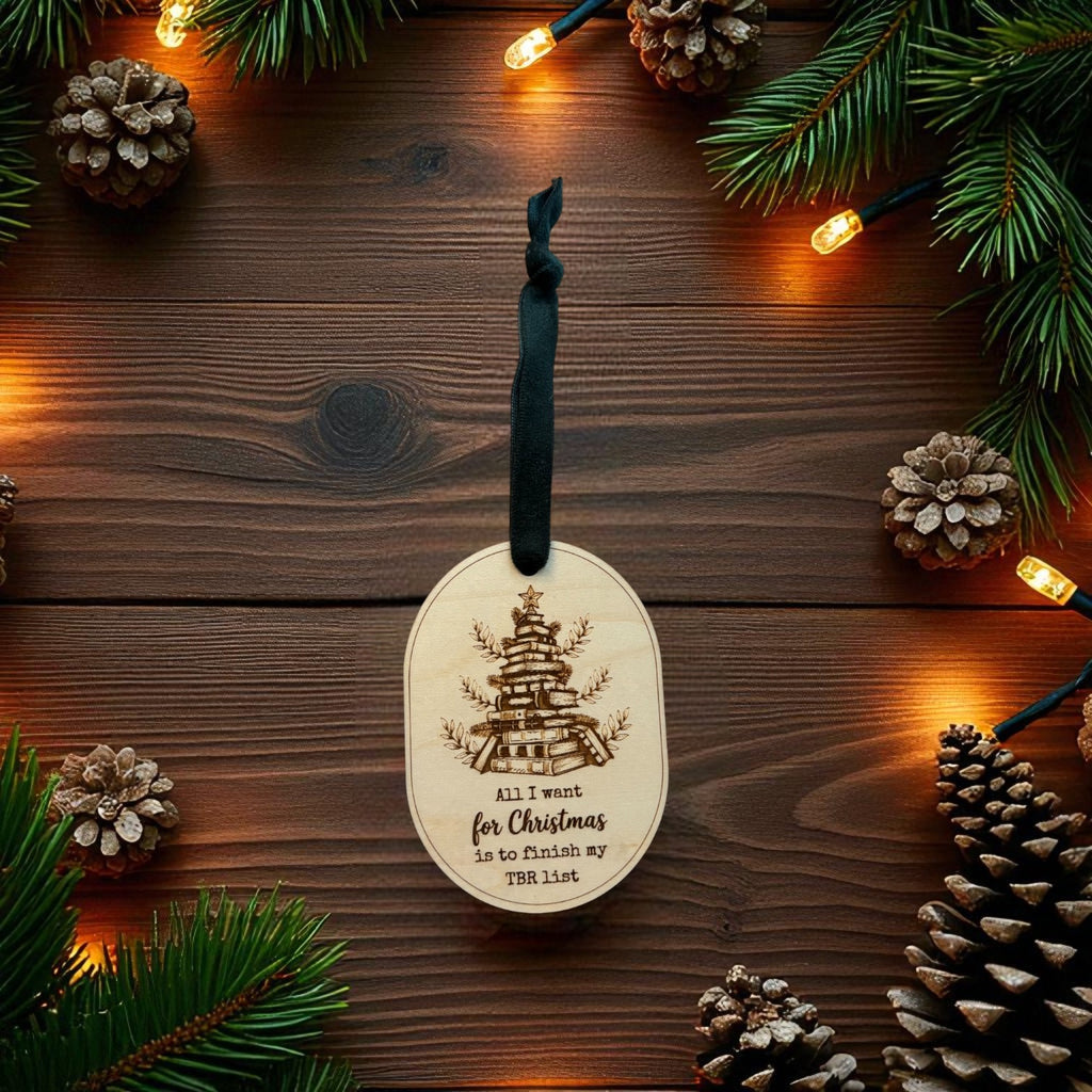 Book Christmas Ornament