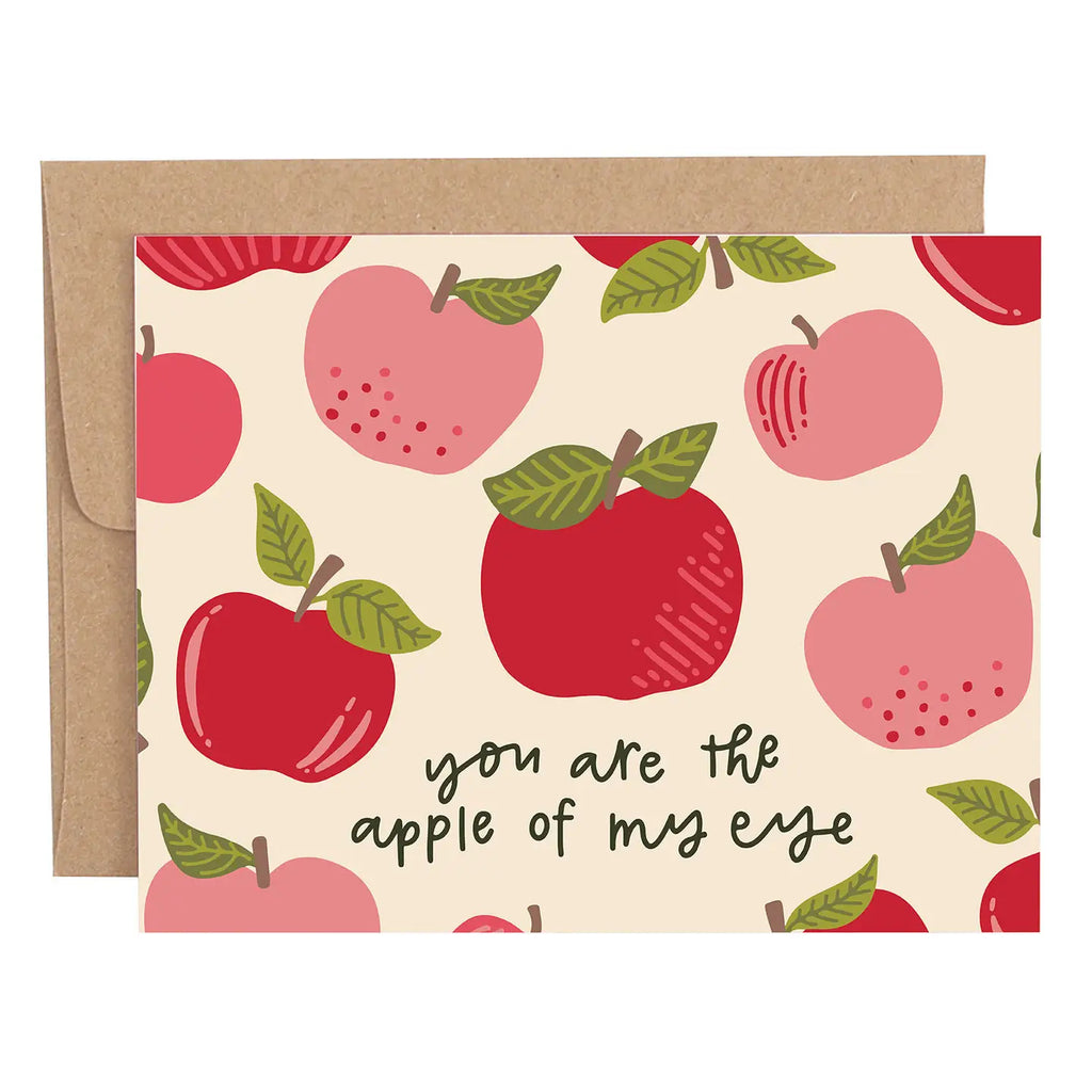 Apple of My Eye Love Greeting Card