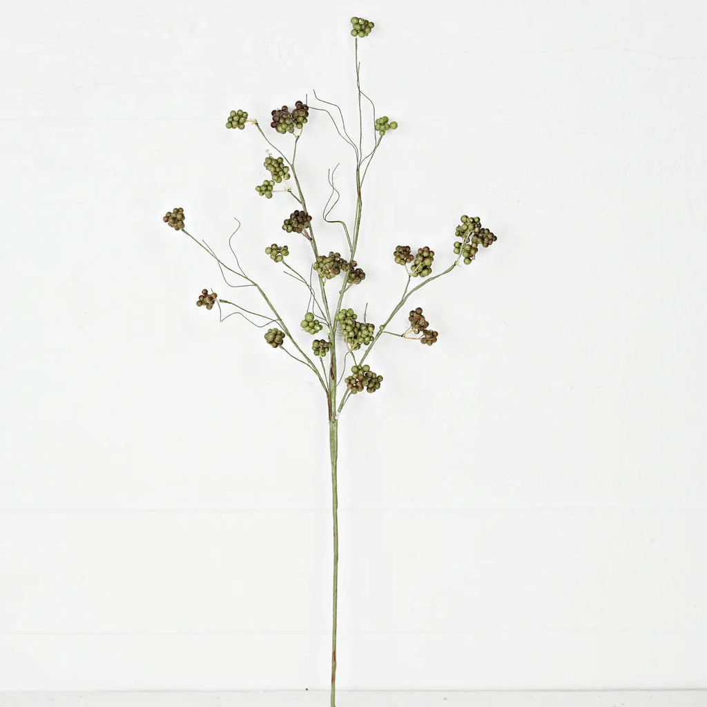 28" Berry Spray - Sage