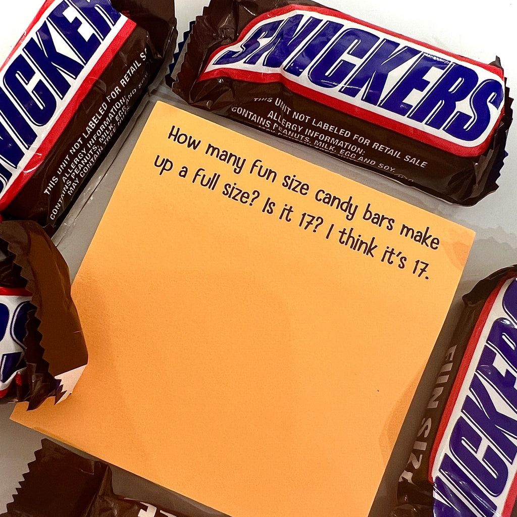 Post It - Candy Bars