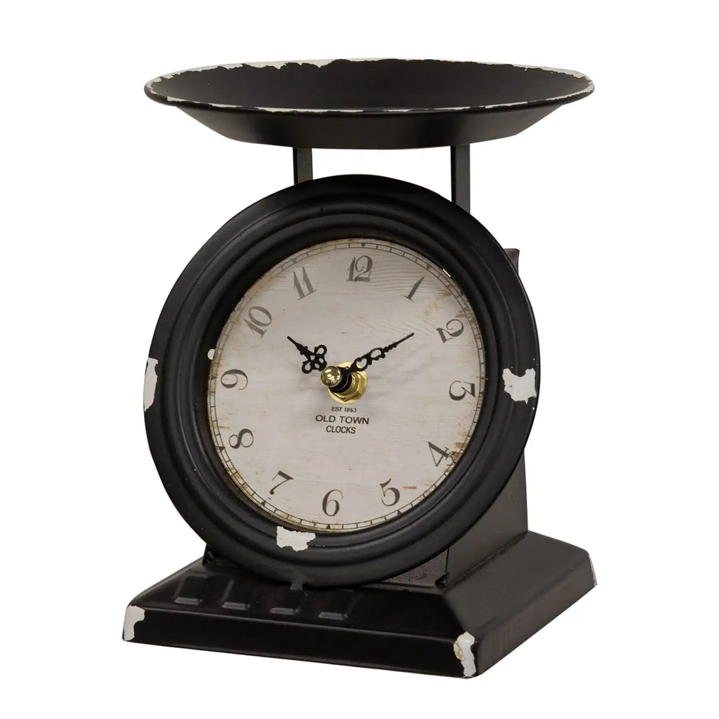 Vintage Black Scale Clock