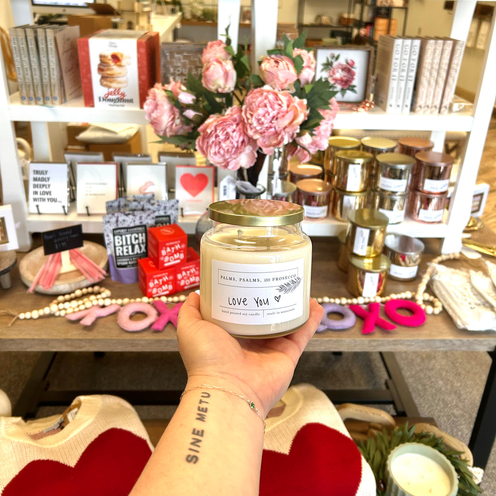 Love You 🖤 Soy Candle