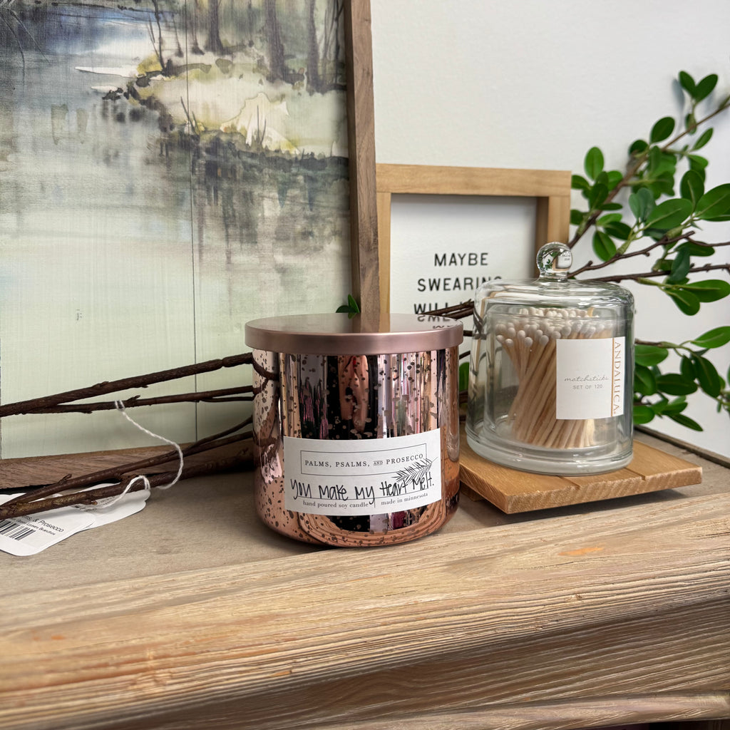 You Make My Heart Melt Rose Gold Soy Candle