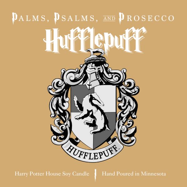 Hogwarts Hufflepuff Soy Candle