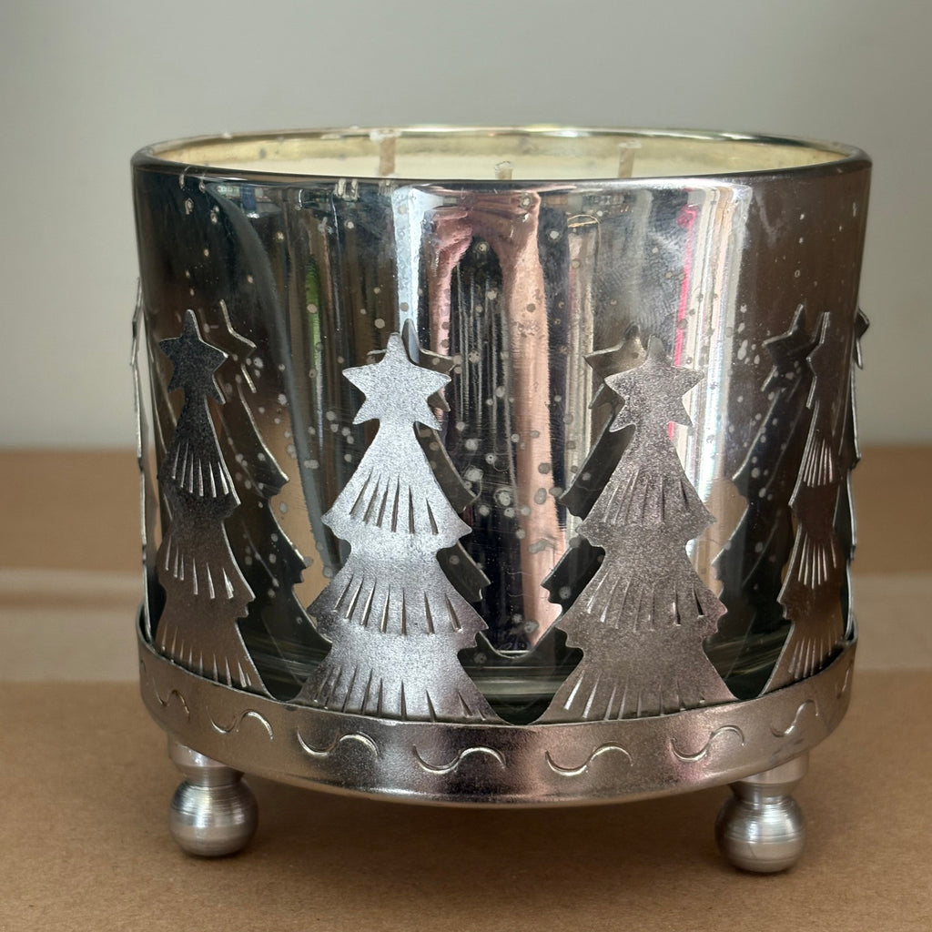 Silver Tree Soy Candle