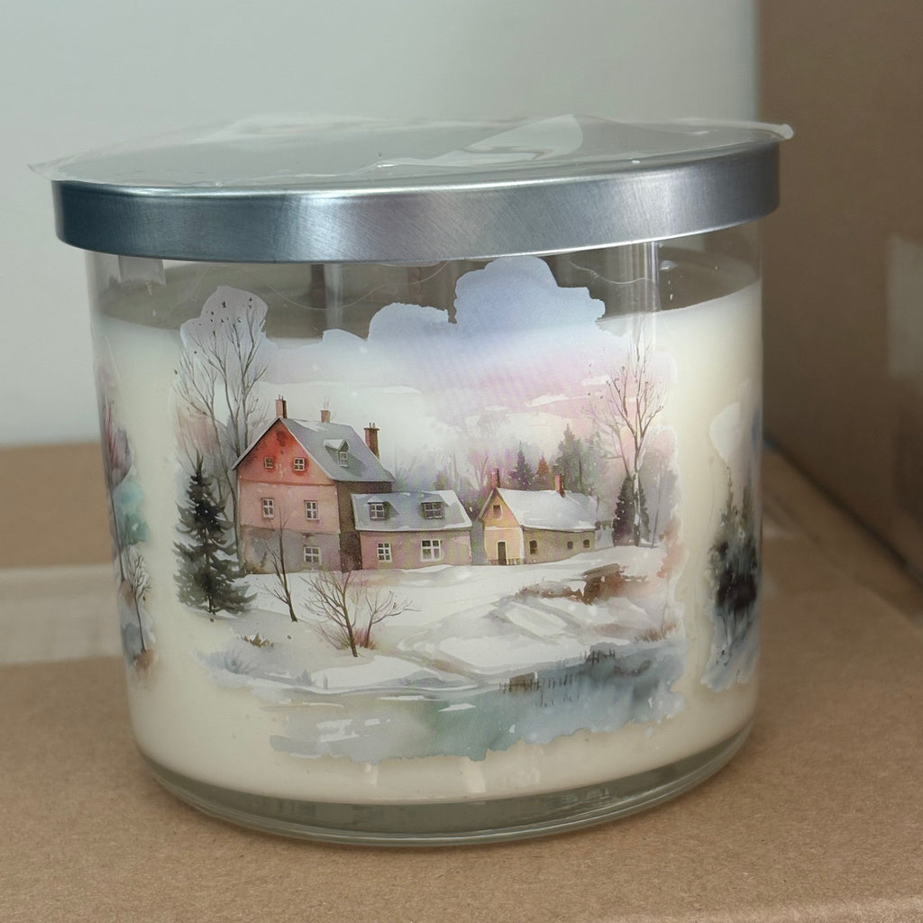 Winter Scene 3-Wick Soy Candle