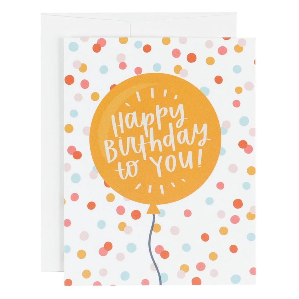Happy Birthday Balloon Greeting Card