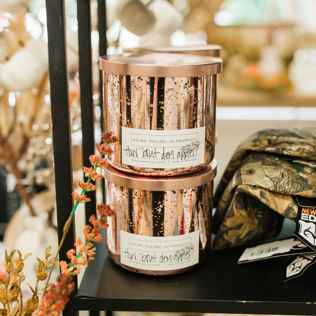 How 'Bout Dem Apples? Rose Gold Soy Candle