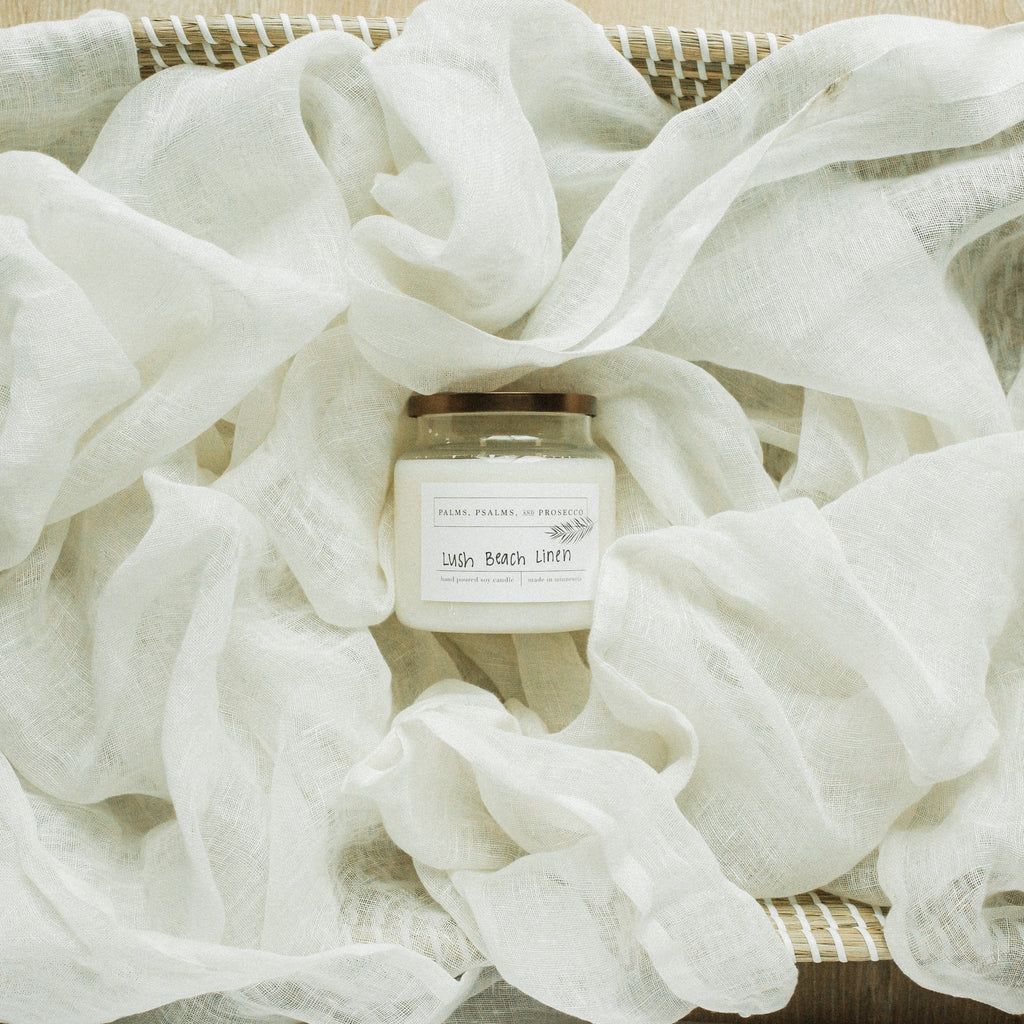 Lush Beach Linen Soy Candle