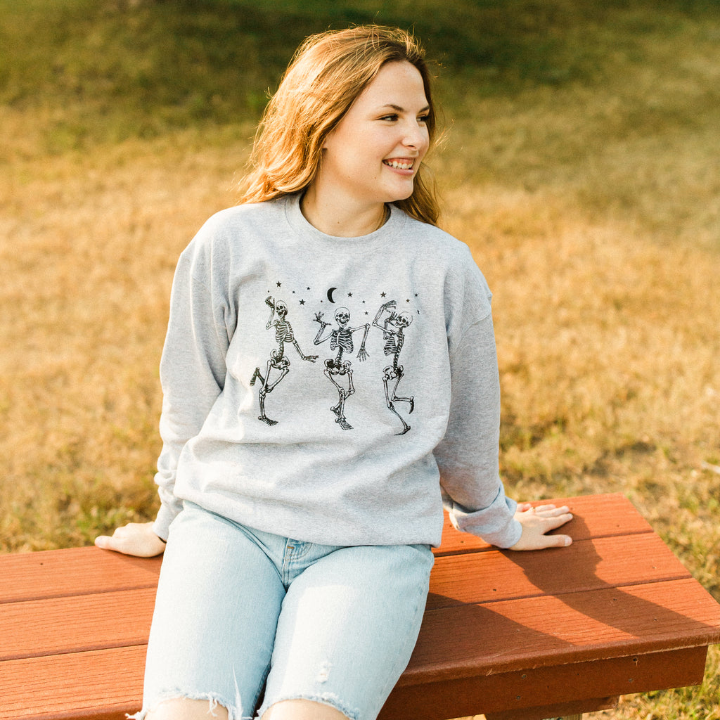 Dancing Skeletons Crewneck Sweatshirt