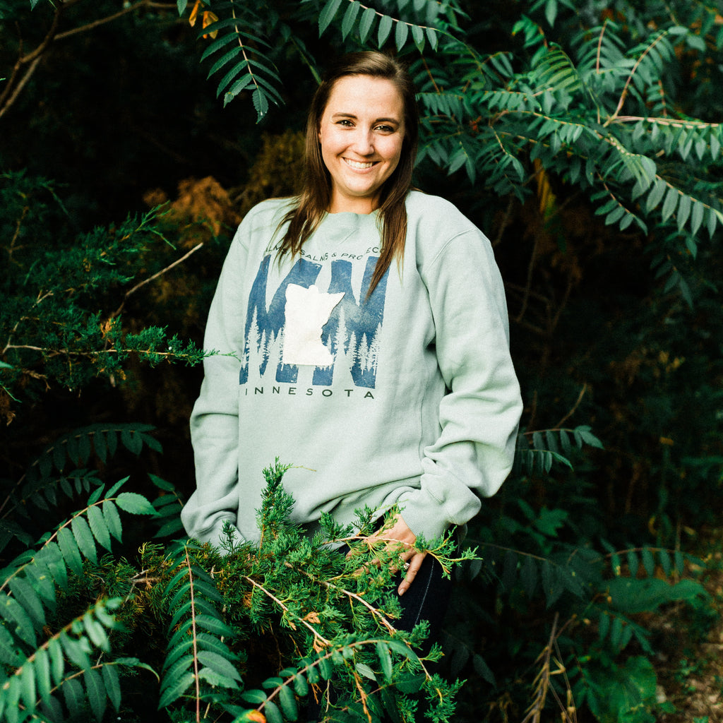 Minnesota Pines PPP Sweatshirt - Sage