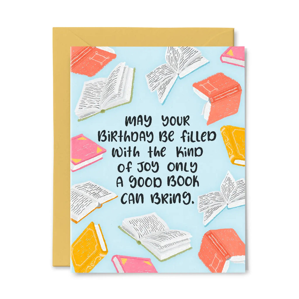 Joy A Good Book Can Bring Greeting Card
