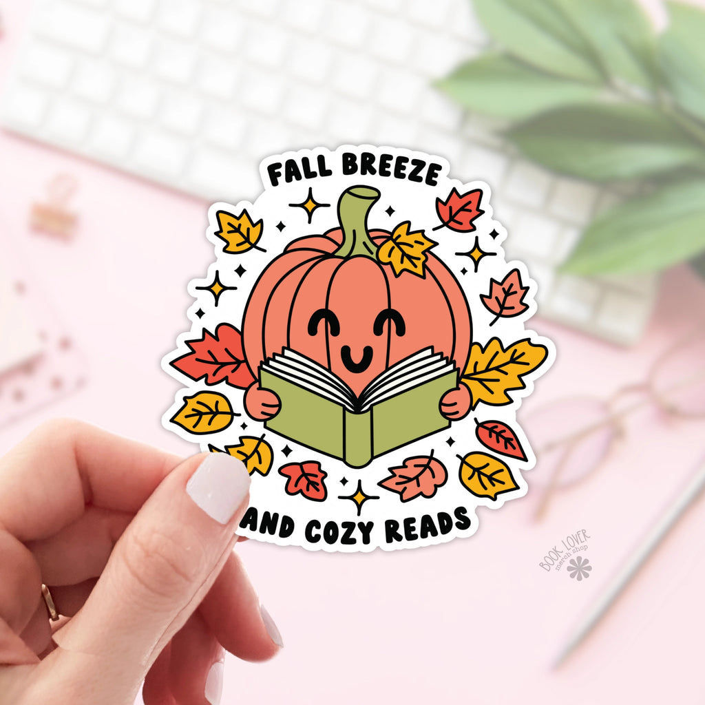 Fall Breeze and Cozy Reads Sticker