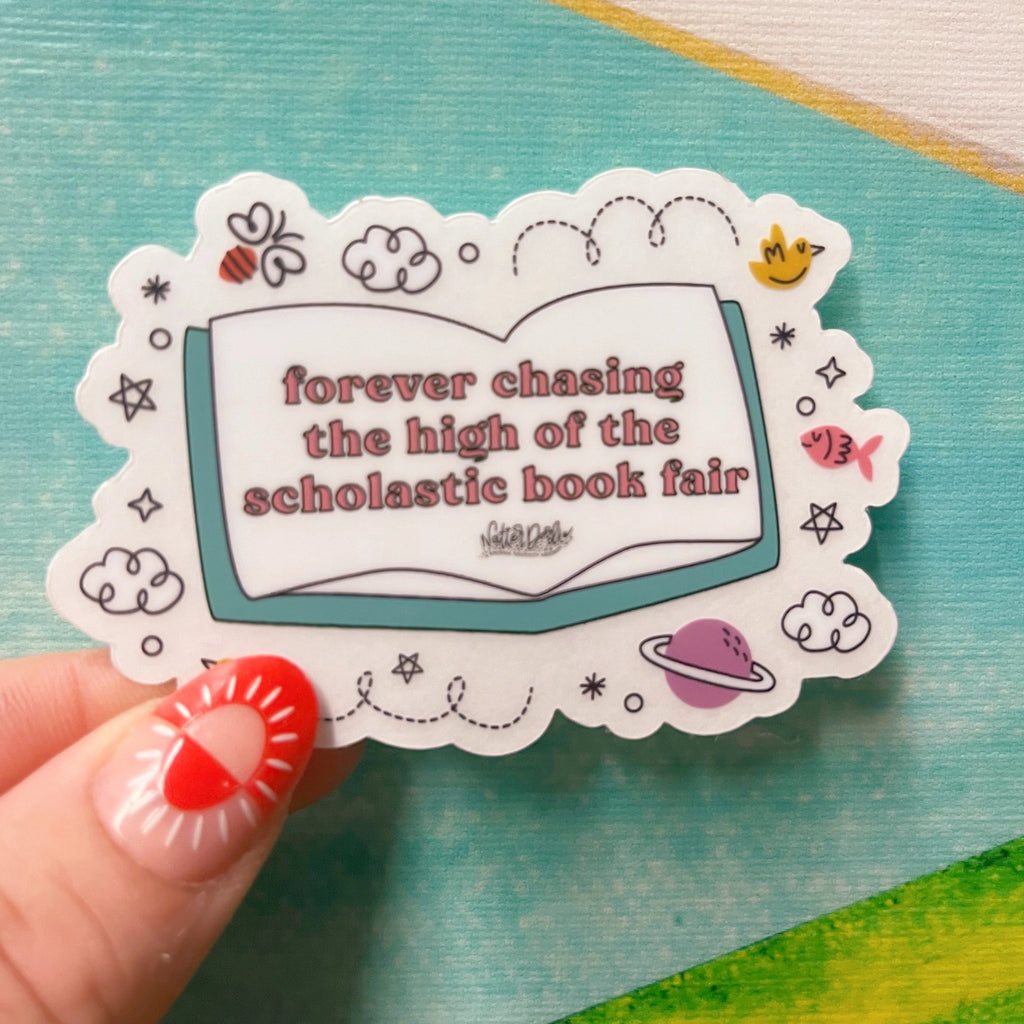Scholastic Book Fair High Sticker