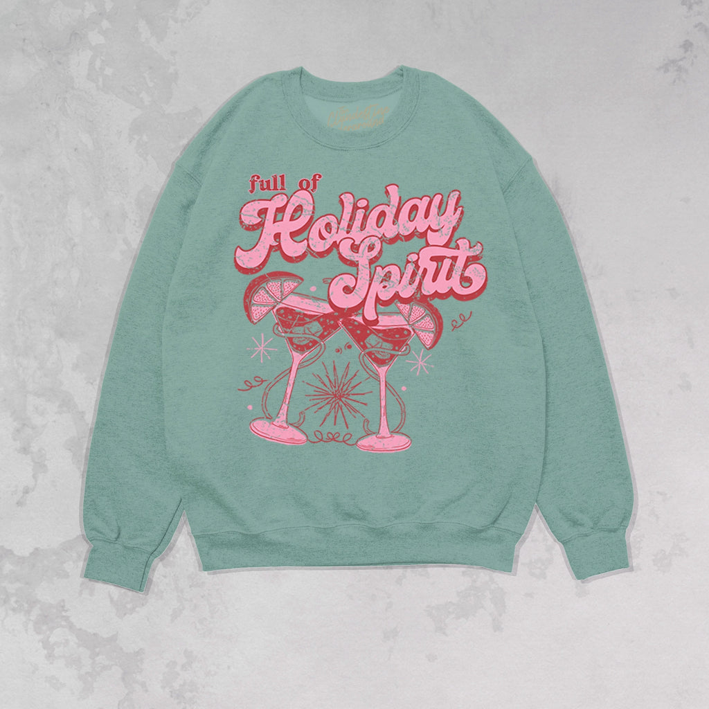 Holiday Spirit Oversized 90's Sweatshirt