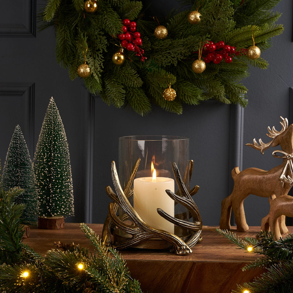 Blitzen Antler Candle Holder