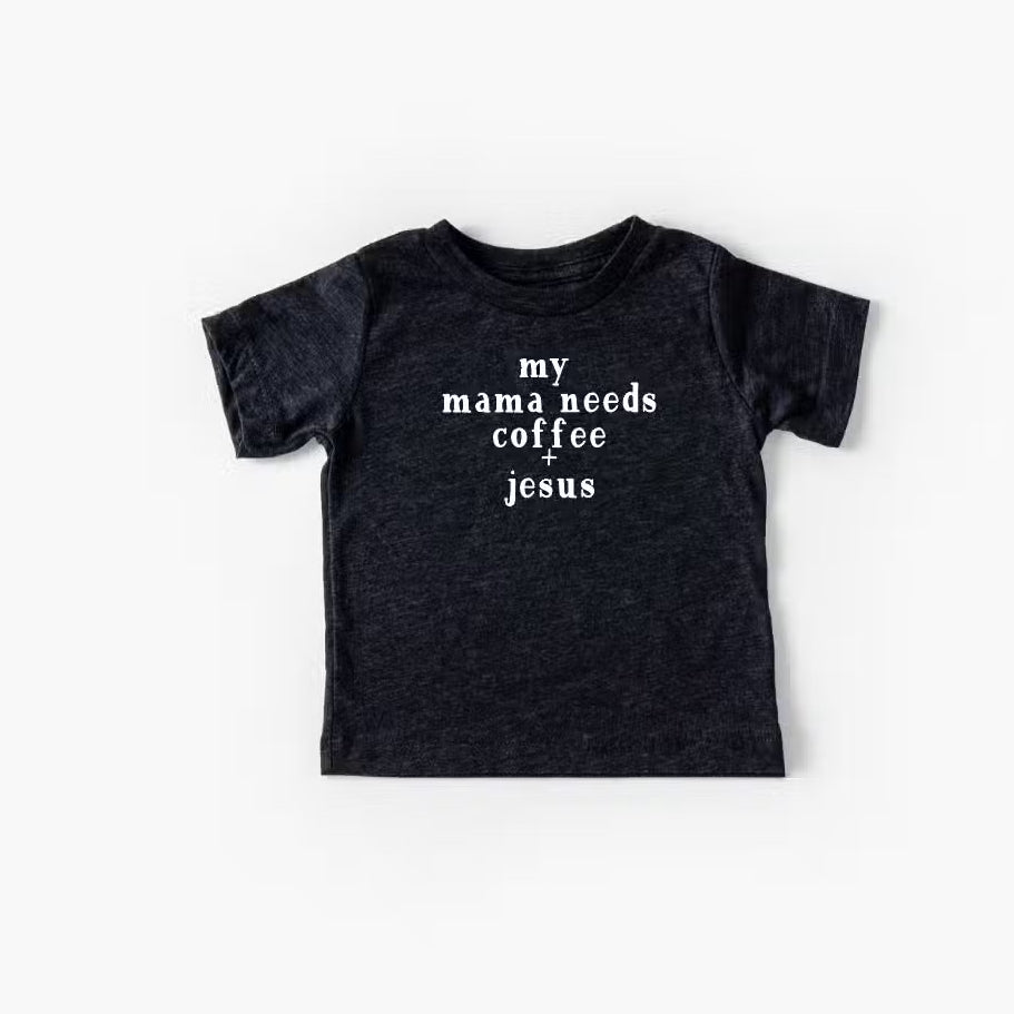 Coffee + Jesus Baby/Kids Shirt