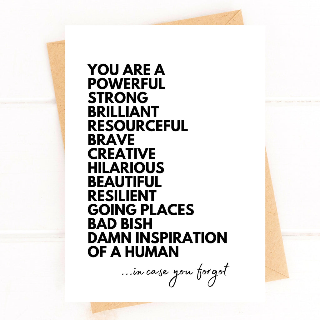You Are An Inspiration Card