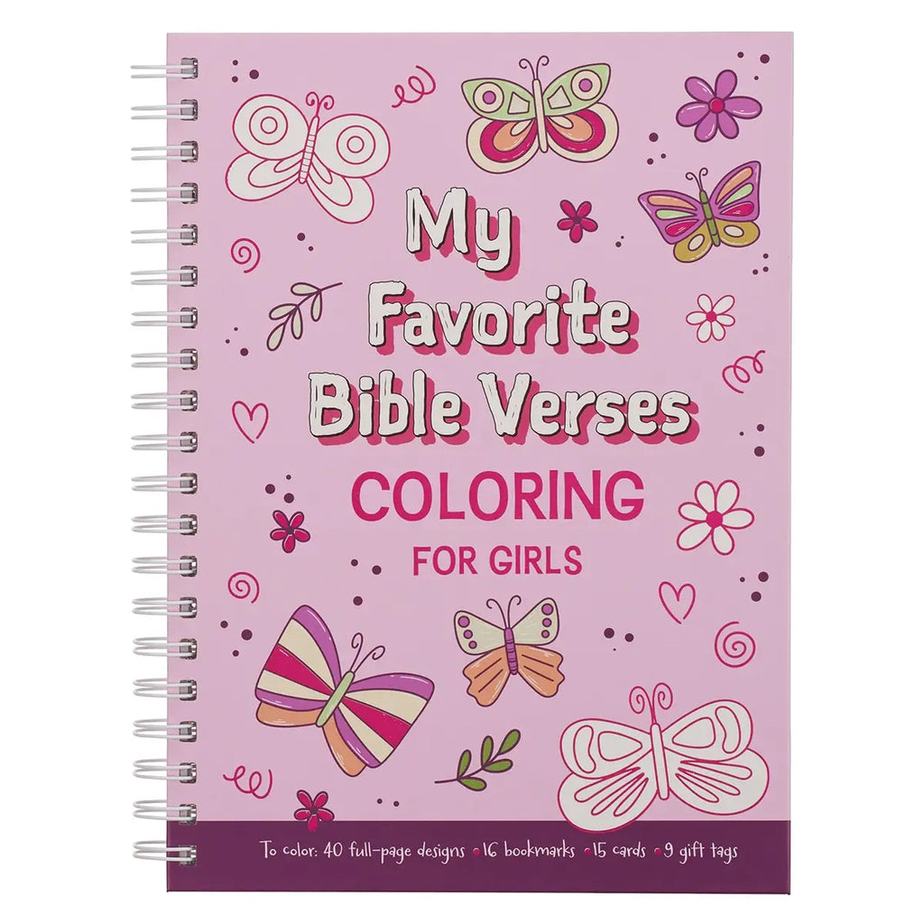 Coloring Book Favorite Bible Verses For Girls