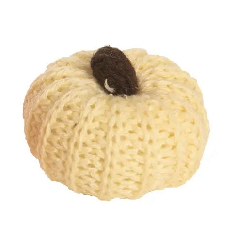 Mini Fabric Knit Pumpkins