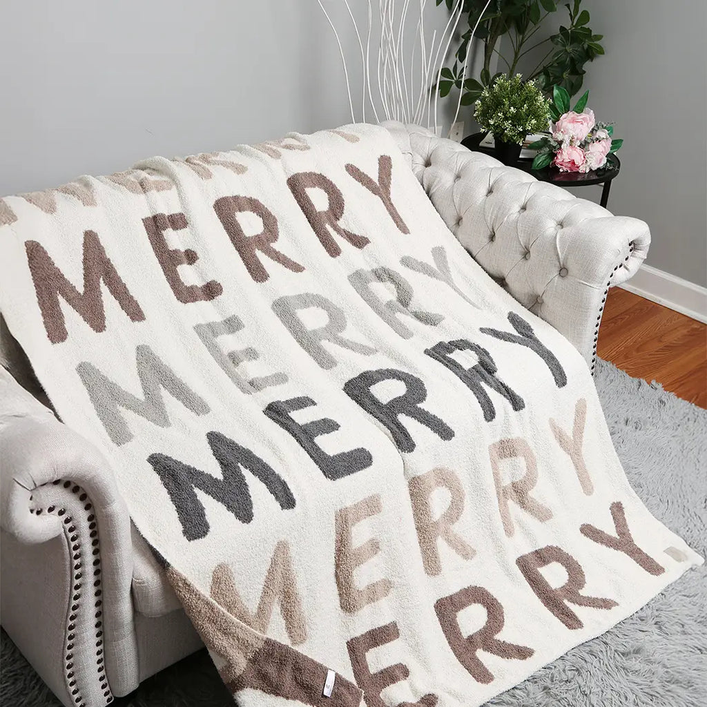 Luxury Soft Throw Blanket - Merry