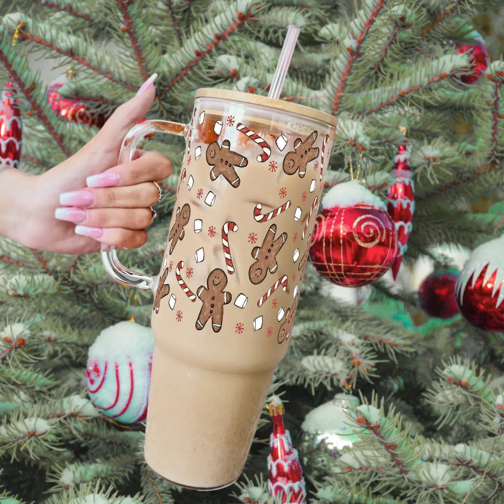 Glass Tumbler - Gingerbread
