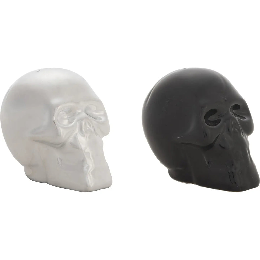 Skull Metallic Salt Pepper Shaker
