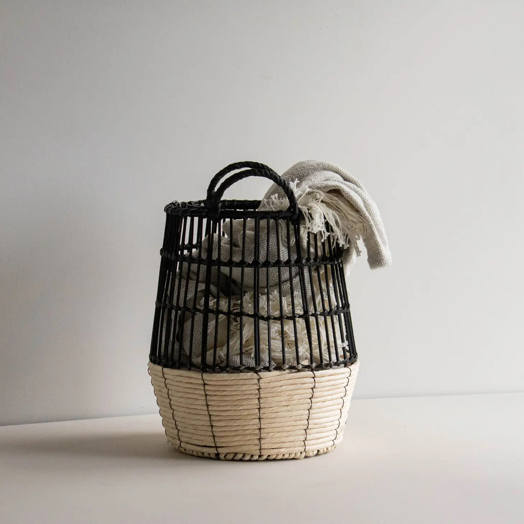 Lachlan Natural Woven Basket