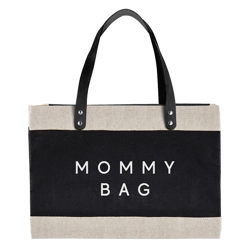 Large Black Market Tote - Mommy Bag