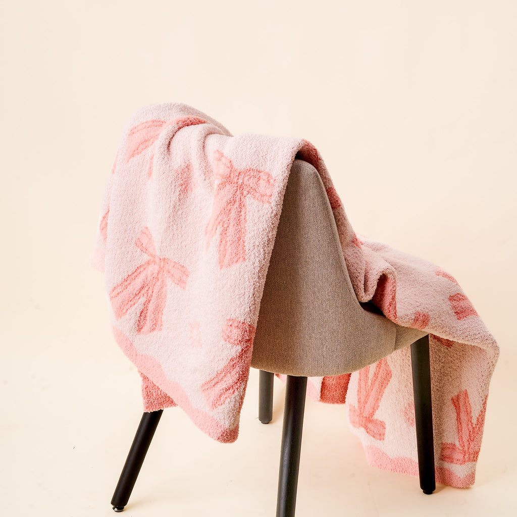 Bows Luxury Soft Throw Blanket