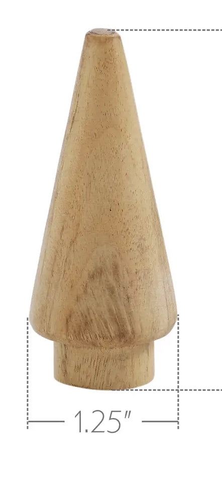 Conical Natural Wooden Trees