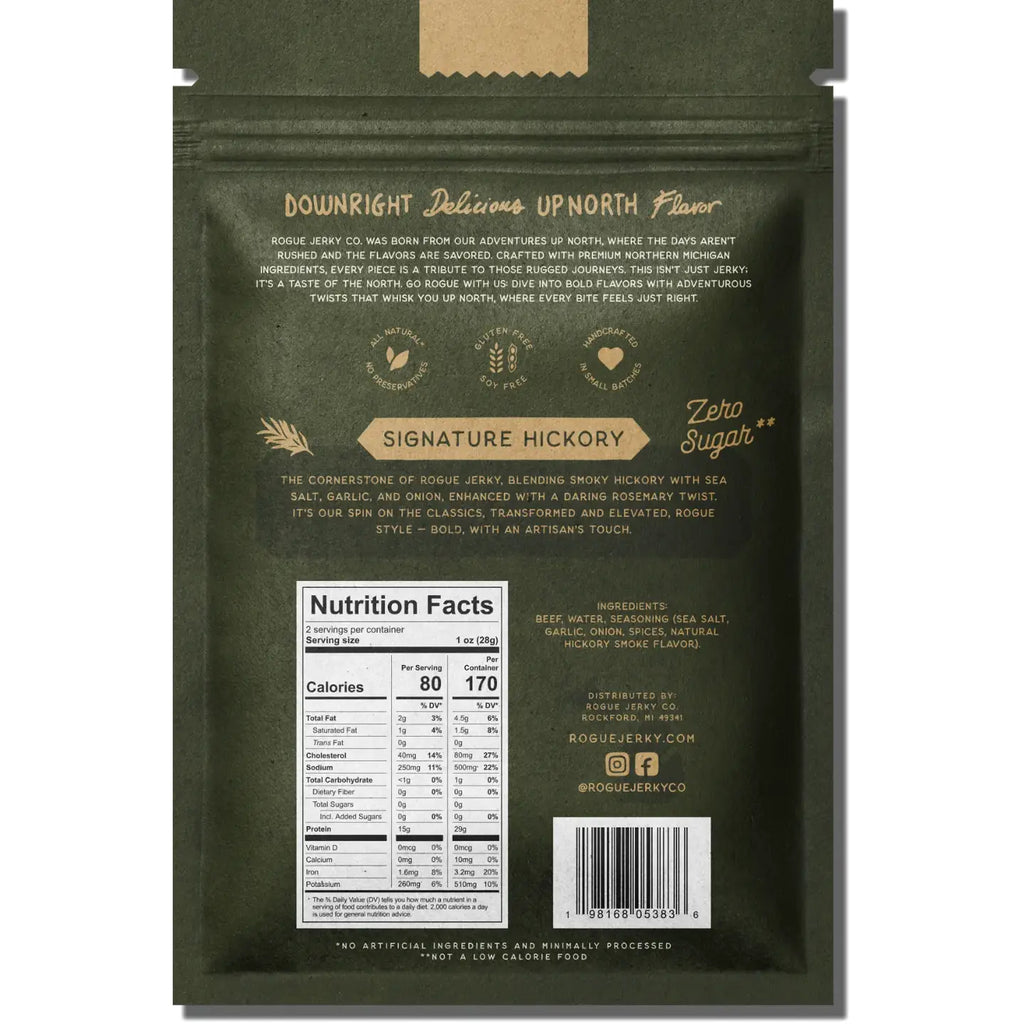 Rogue Jerky - Signature Hickory