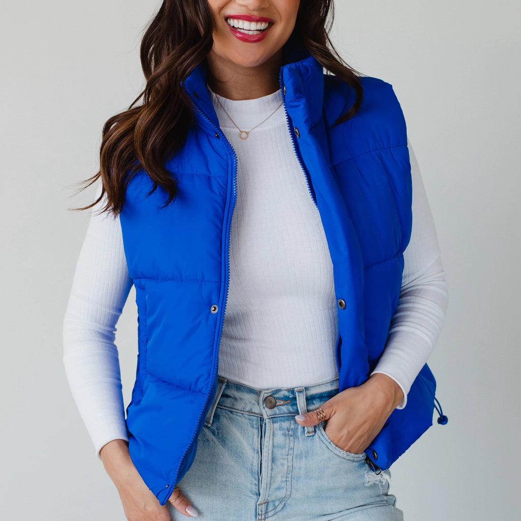 Royal Blue Puffer Vest