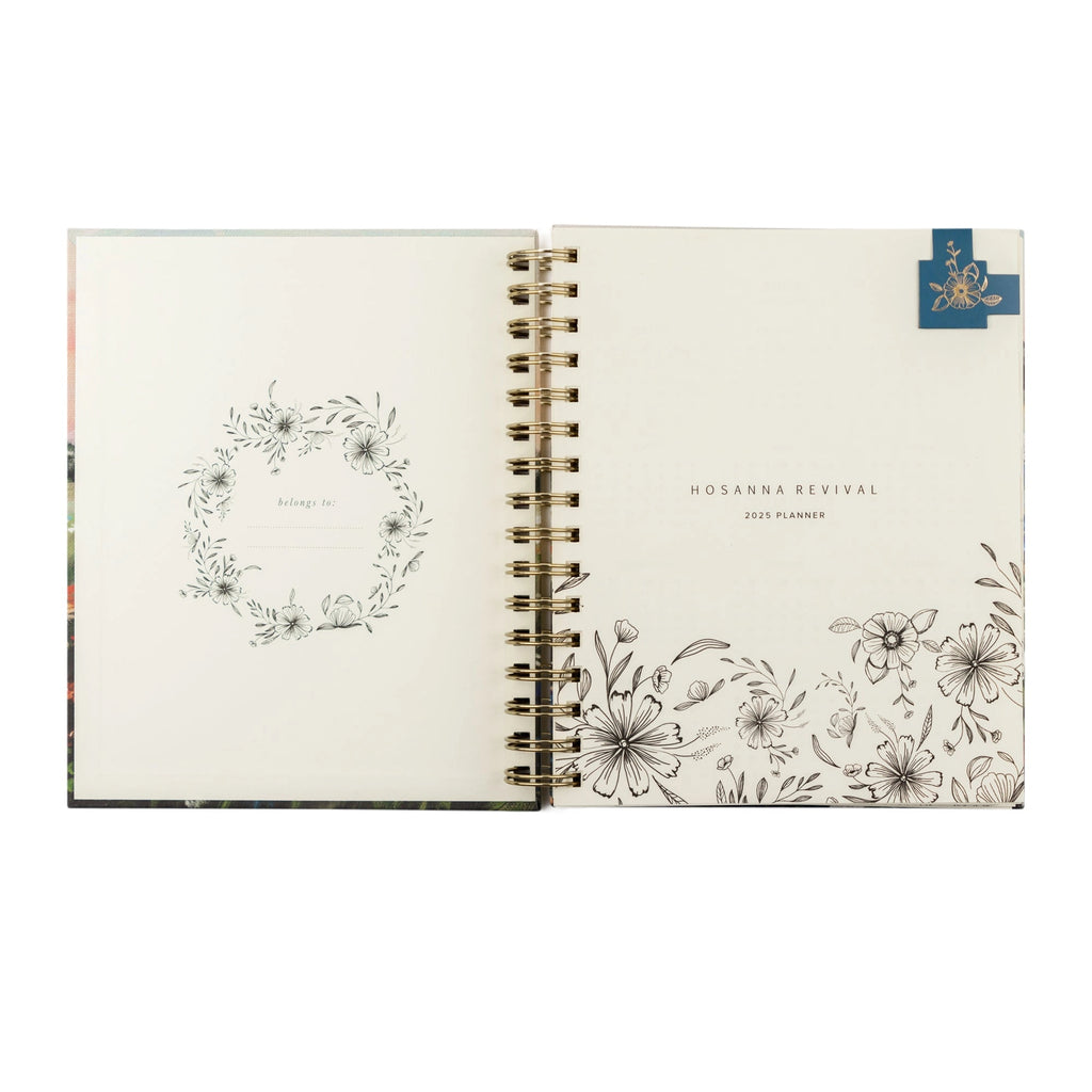 12-Month 2025 Spiral Dated Planner