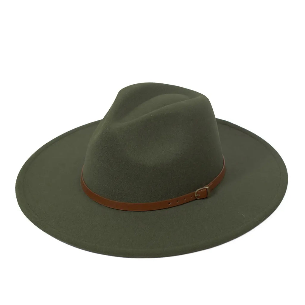 Shelia Wool Hat Dark Green