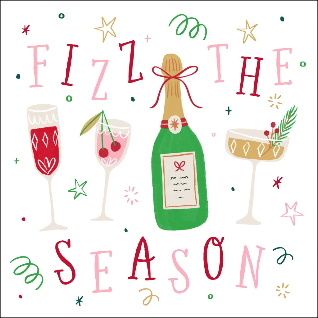 Cocktail Napkins - Fizz the Season