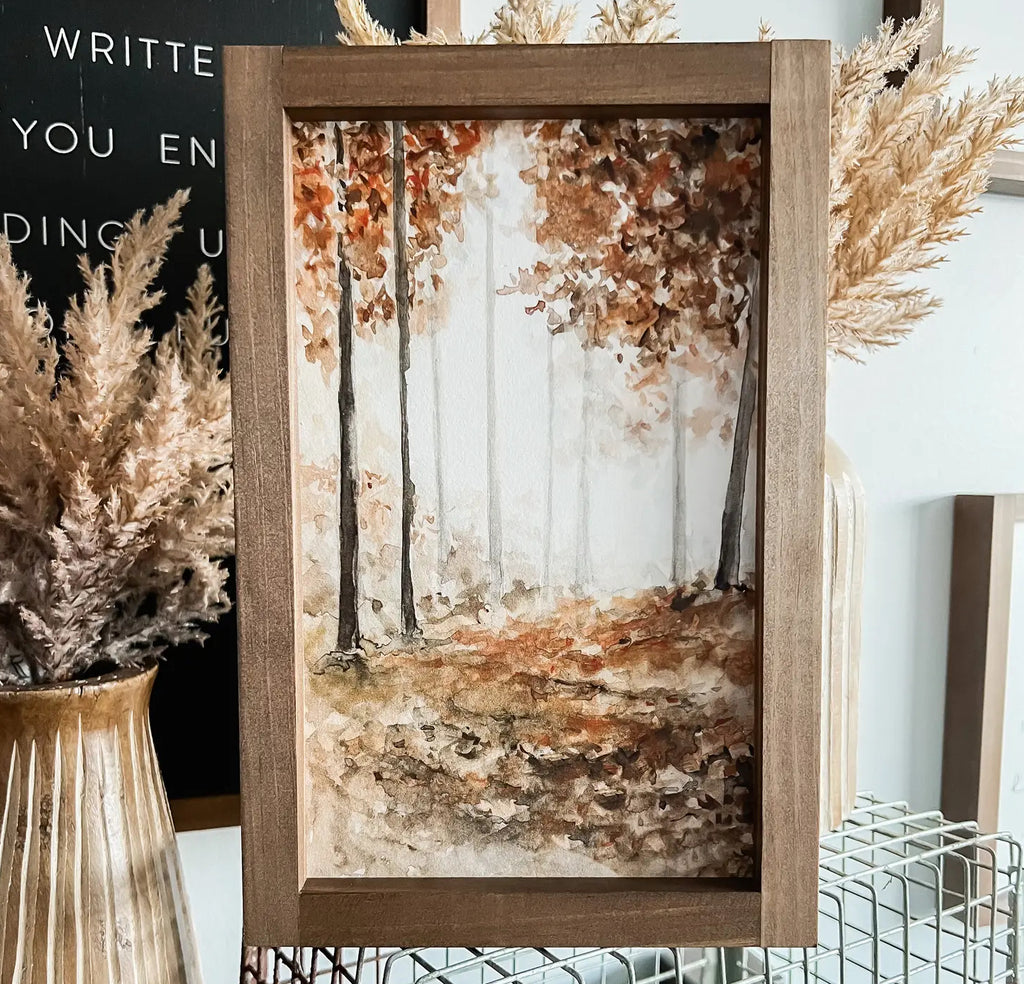 Autumn Forest Sign