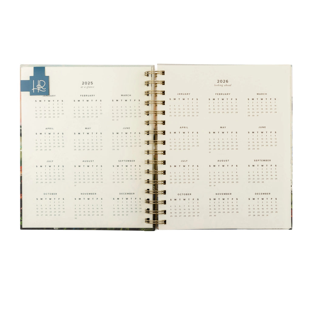 12-Month 2025 Spiral Dated Planner