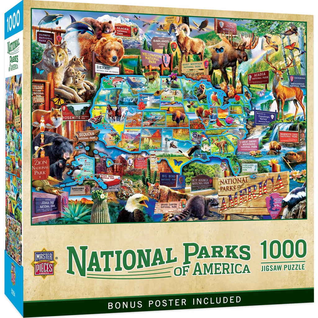 1000pc Puzzle - National Parks of America