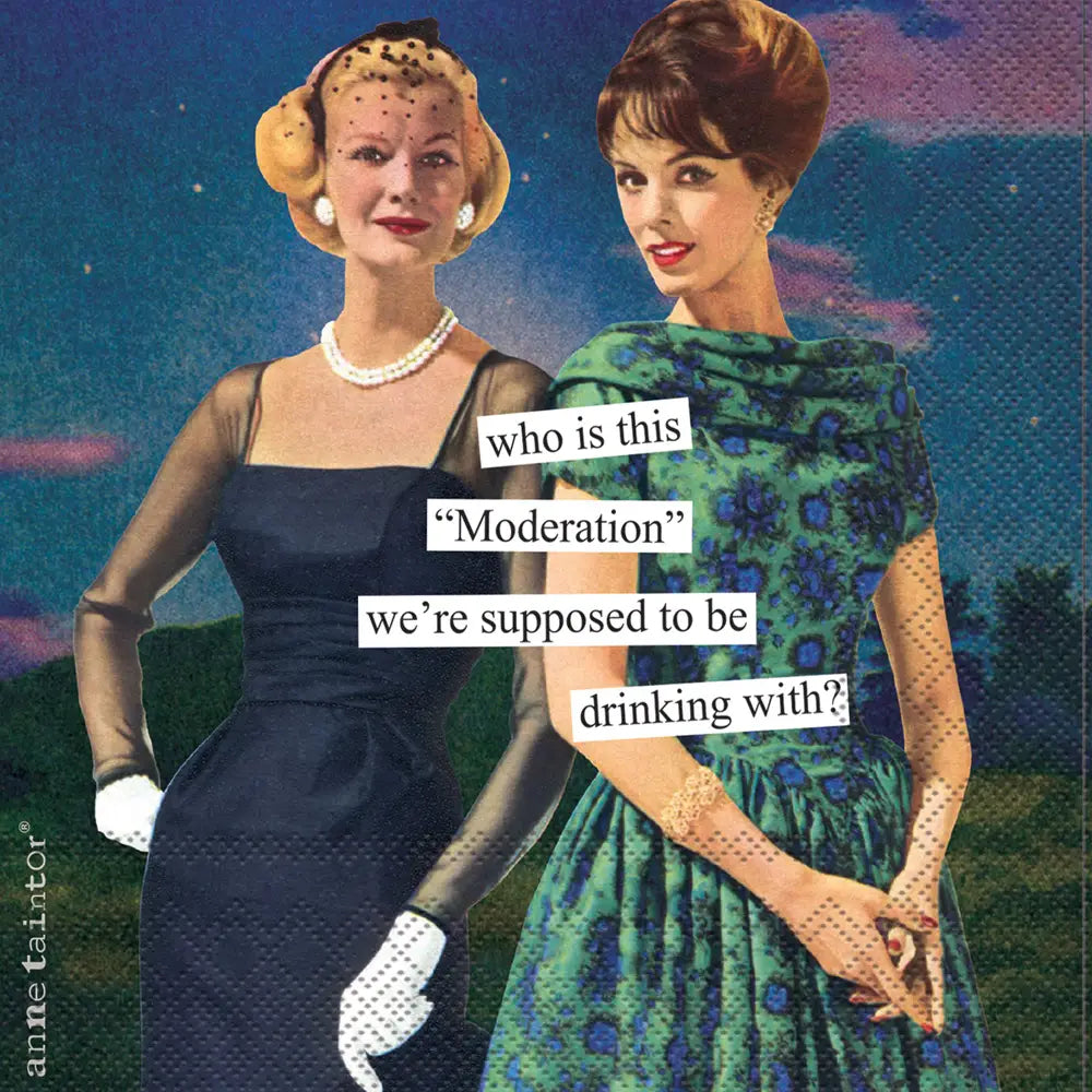 Cocktail Napkins - Moderation