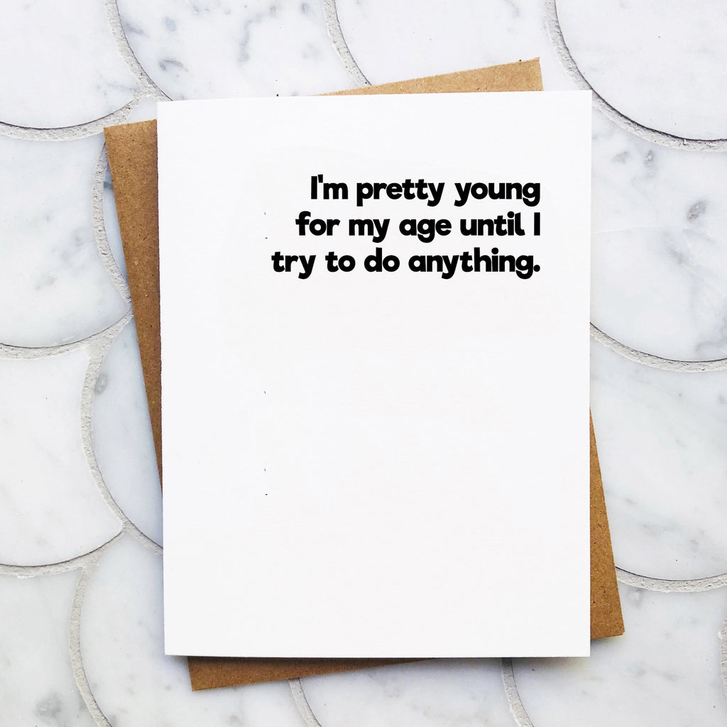 Pretty Young Card