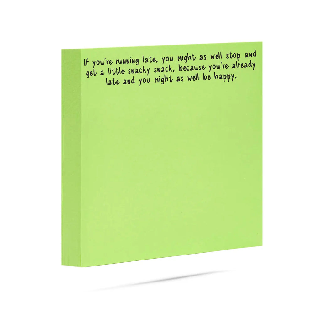 Post It - Running Late