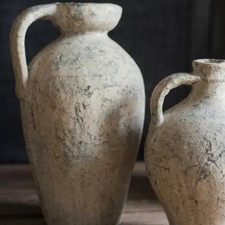 Pompeii Style Handmade Amphora Vase Pot