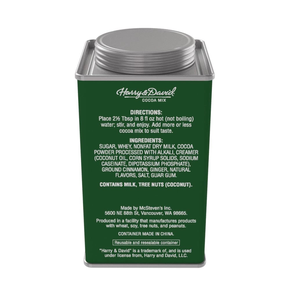 H&D® Holiday Gingerbread Choc. Truffle Cocoa Tin