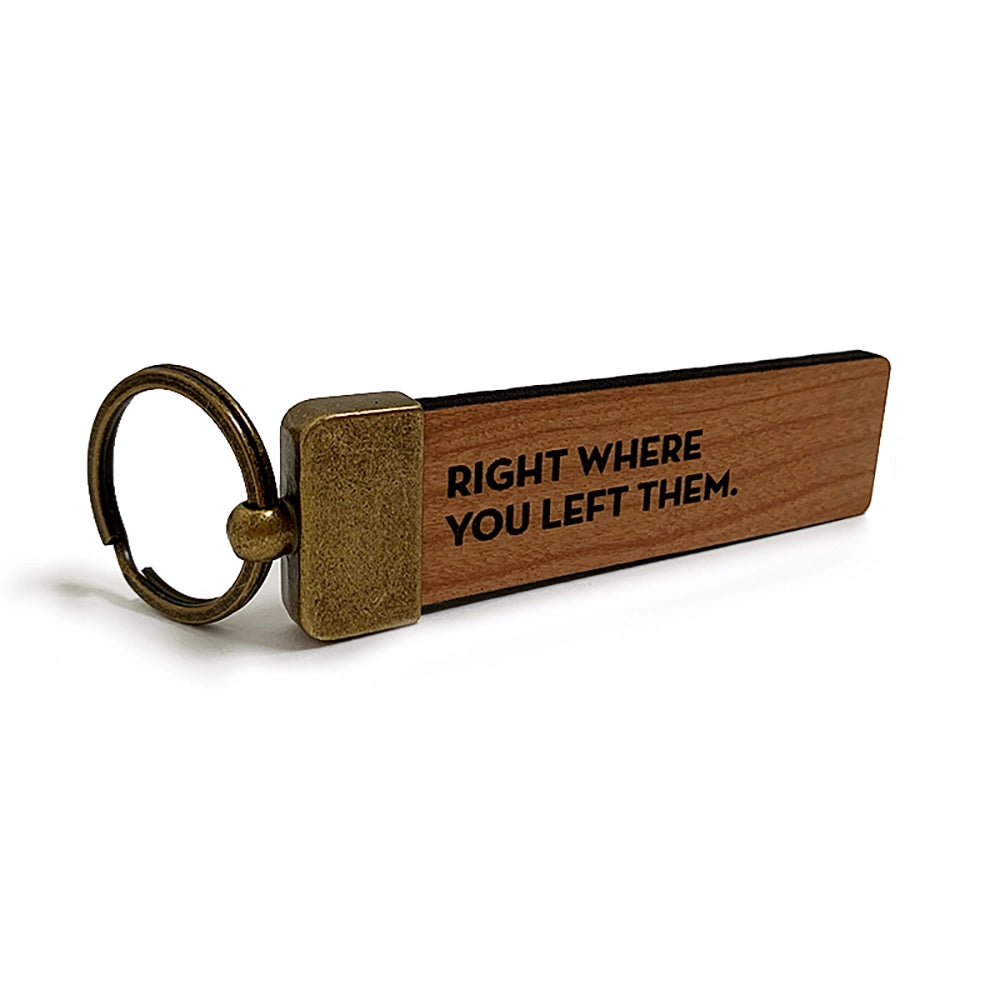 Left Them Key Tag