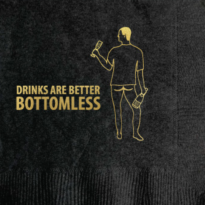Bottomless Drinks Cocktail Napkins