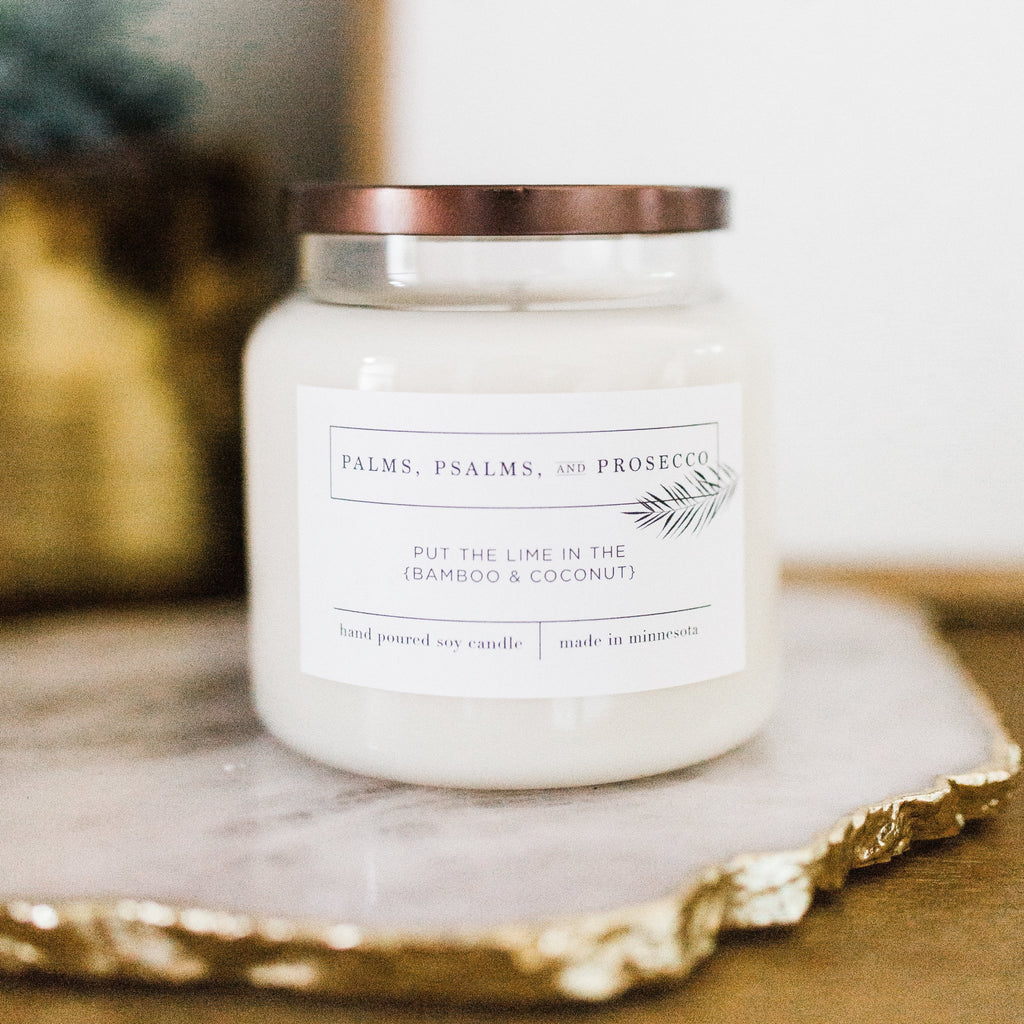 Put the Lime in the {Bamboo + Coconut} Soy Candle
