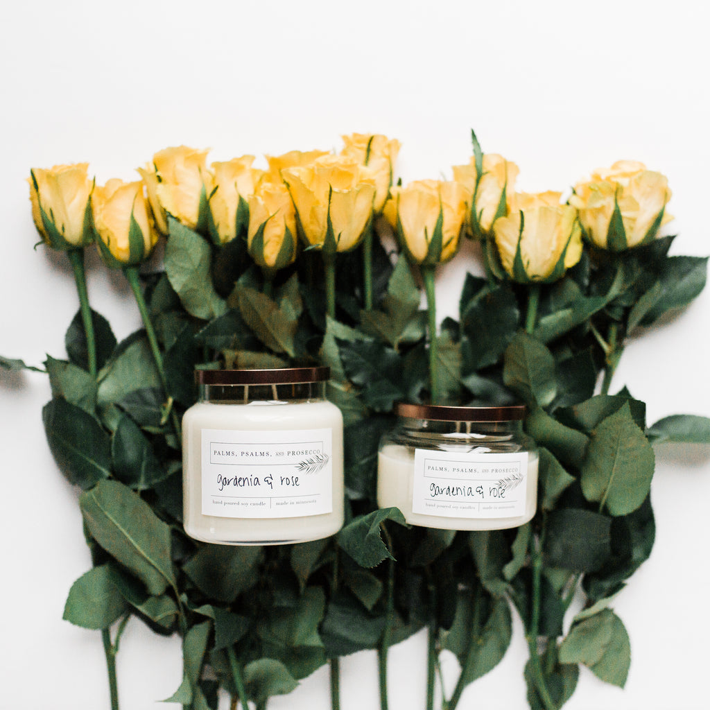 Gardenia & Rose Soy Candle