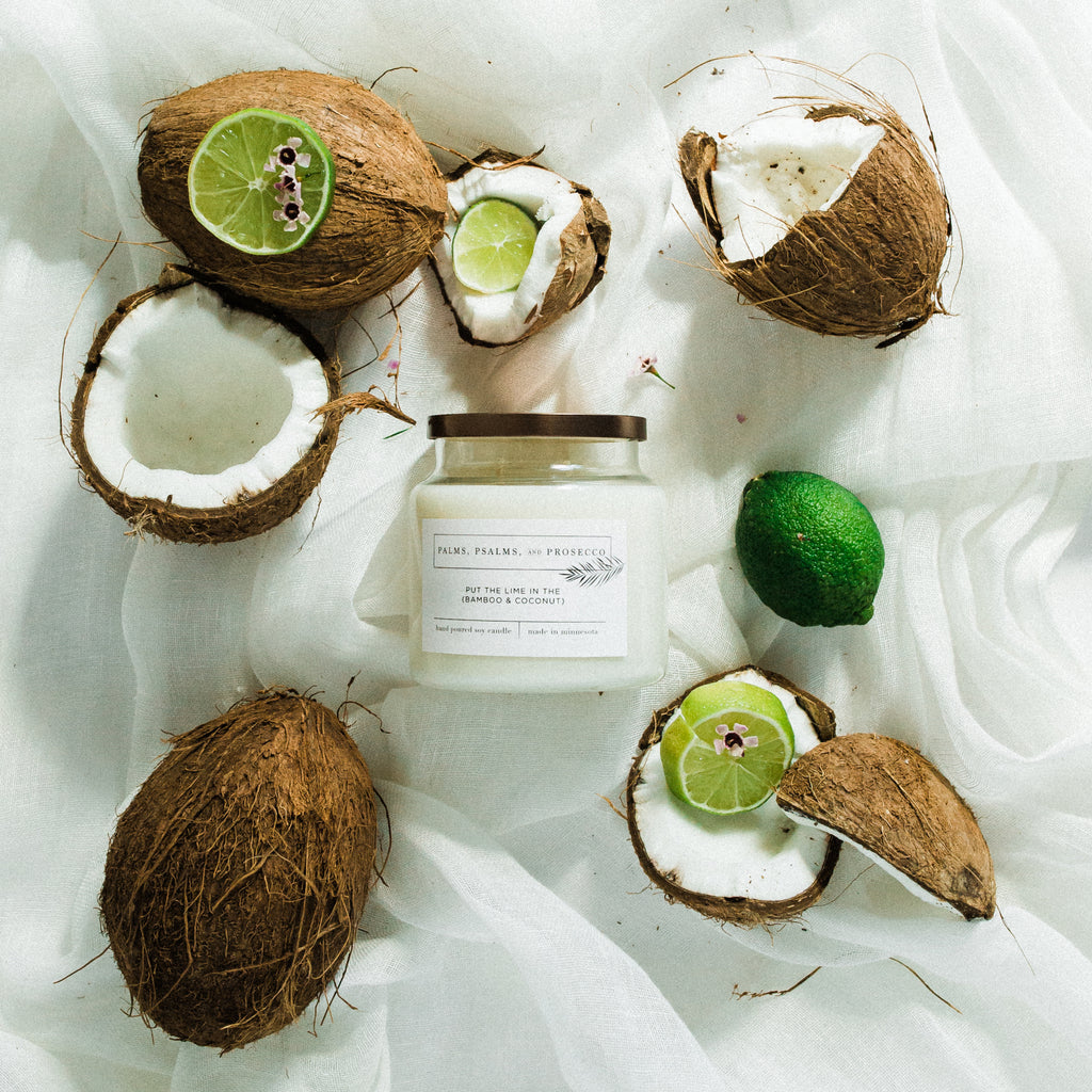 Put the Lime in the {Bamboo + Coconut} Soy Candle